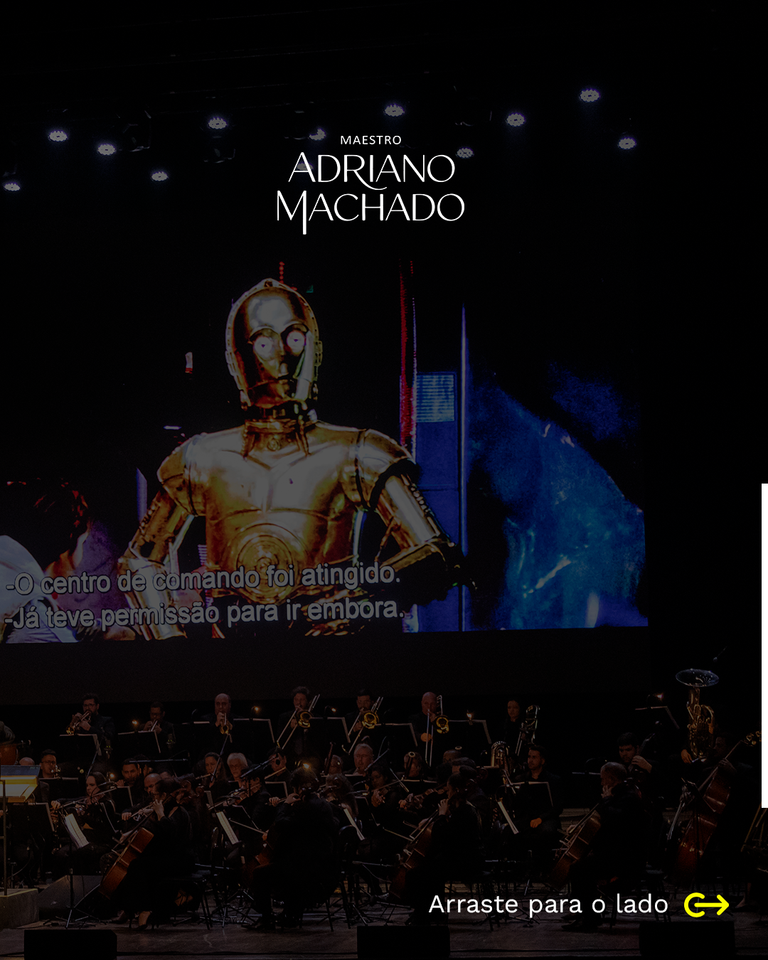 Arte 4 do carrossel Star Wars in Concert
